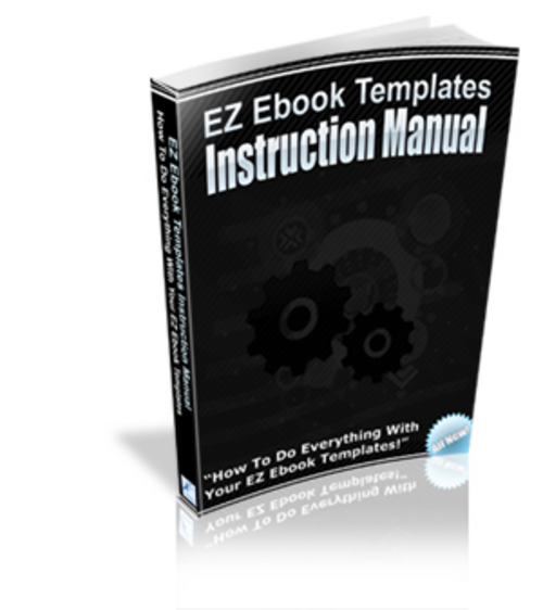 Product picture EZ Ebook Templates Instruction Manual 