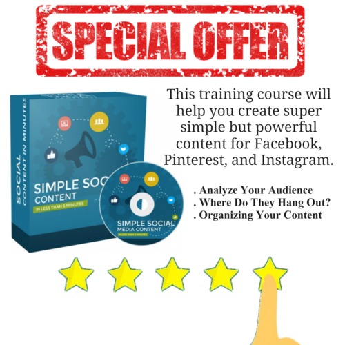 Product picture Simple Social Media Content